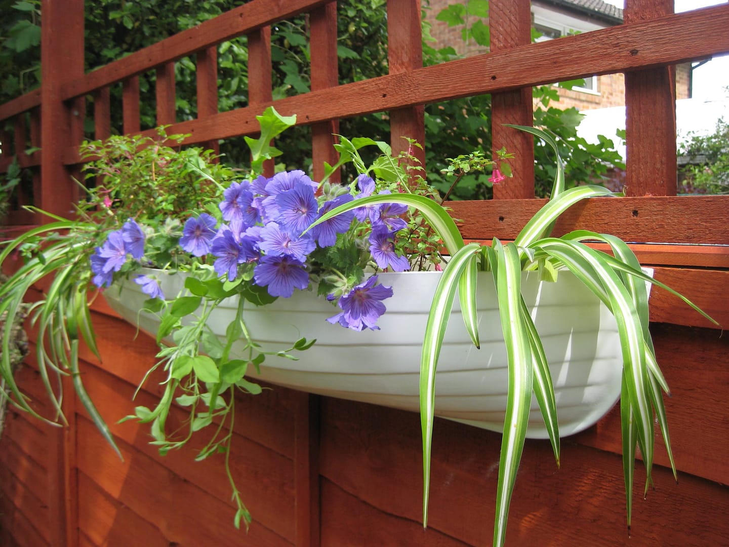 GRP Half Clinker Boat Planter Right Facing