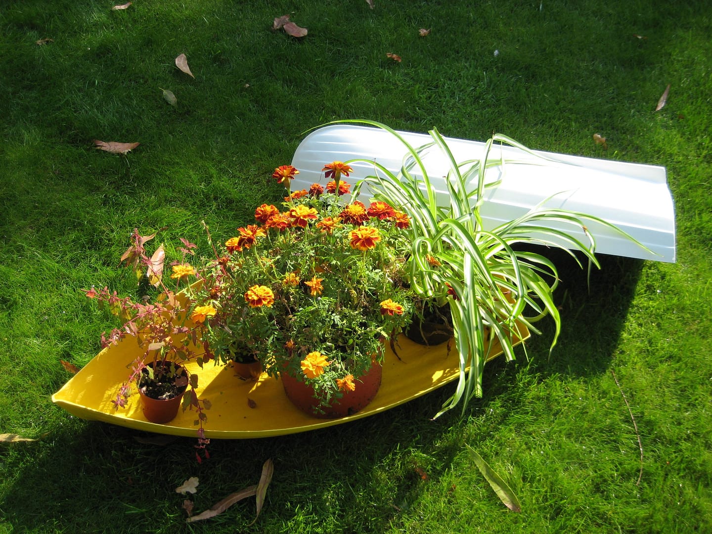 GRP Clinker Boat Planter